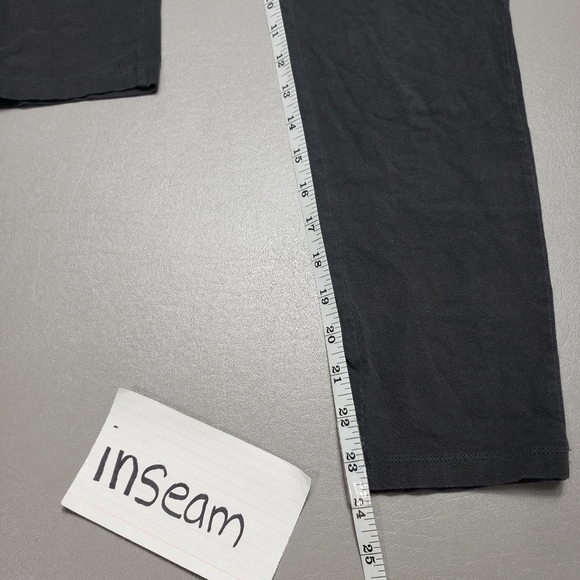 3/$15 Sonoma basic gray cropped leggings women's size medium - Picture 8 of 9